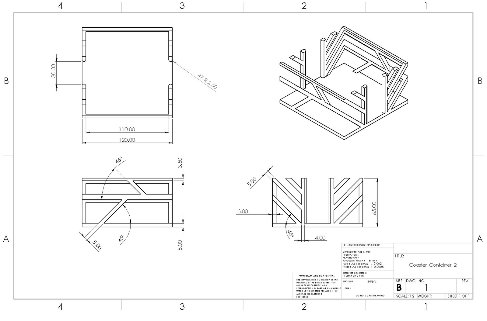 plastic drip tray